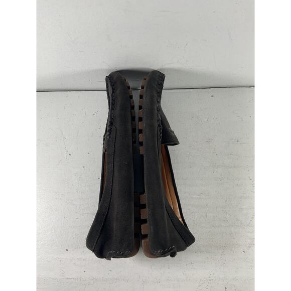 Coach Black Leather Casual Driver Loafers Women's Size 7.5B Preowned - Picture 6 of 9